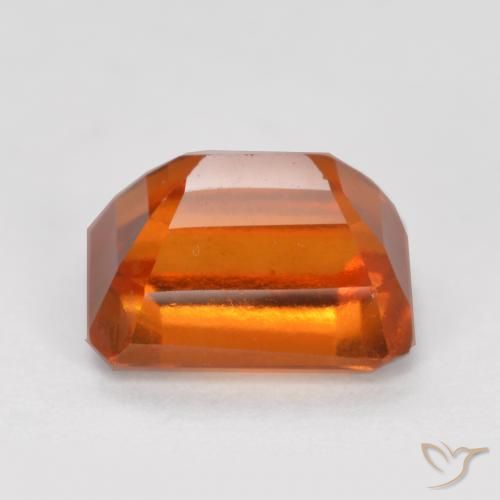 9,17 ctw natürlicher Amber Orange Hessonit-Granat, Oktagonschliff, VVS-VS