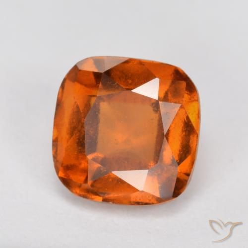 9,17 ctw natürlicher Amber Orange Hessonit-Granat, Kissen, VS