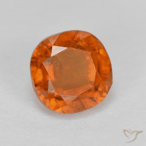 9,17 ctw natürlicher Mittelorange Hessonit-Granat, Kissen, VS-SI