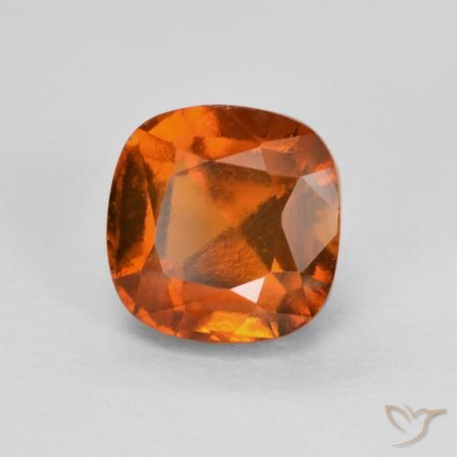 9,17 ctw natürlicher Amber Orange Hessonit-Granat, Kissen, VS-SI