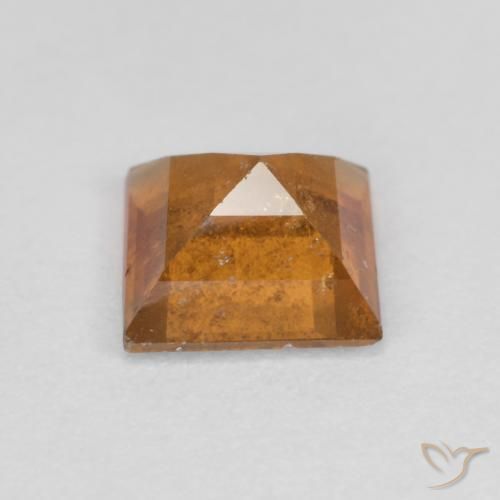 9,17 ctw natürlicher tieforange Hessonit-Granat, Quadrat, SI