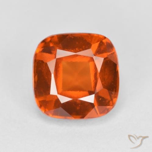 9,17 ctw natürlicher Mittelorange Hessonit-Granat, Kissen, VVS-VS