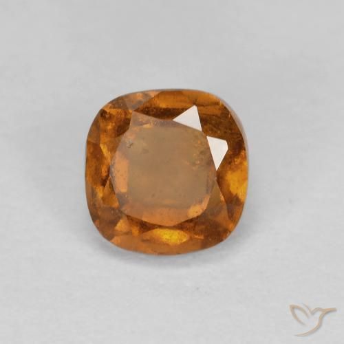 0.95ct Natürlicher Mittelorange Hessonit-Granat, Kissen, SI