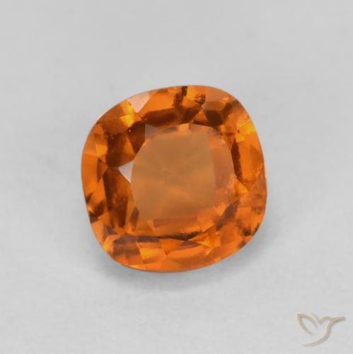 9,17 ctw natürlicher bräunlich-orange Hessonit-Granat, Kissen, SI