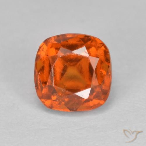 0.95ct Natürlicher Amber Orange Hessonit-Granat, Kissen, SI