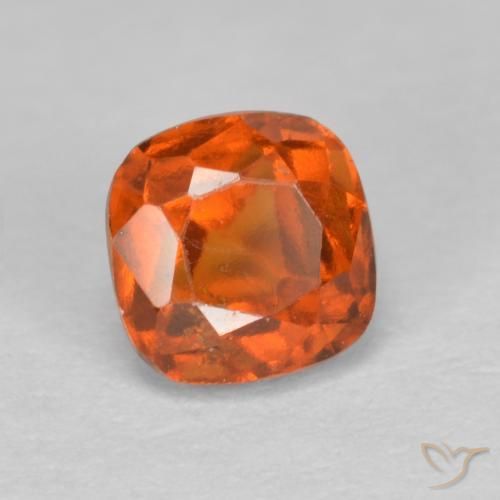 9,17 ctw natürlicher Amber Orange Hessonit-Granat, Kissen, SI