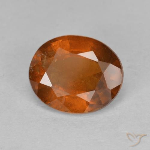 9,17 ctw natürlicher Amber Orange Hessonit-Granat, Oval, VS-SI