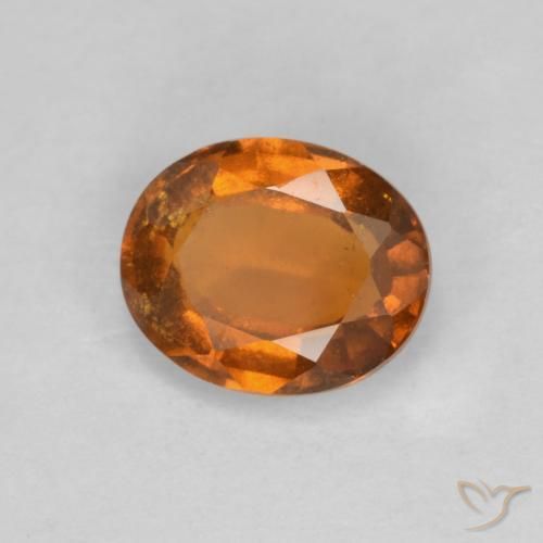 9,17 ctw natürlicher tieforange Hessonit-Granat, Oval, VS-SI