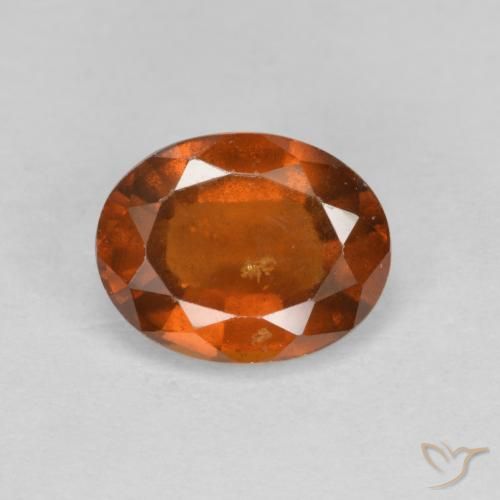 2.33ct Natürlicher tieforange Hessonit-Granat, Oval, VS-SI