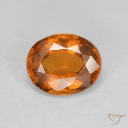 1.77ct Natürlicher Gelblich-orange Hessonit-Granat, Oval, VS-SI