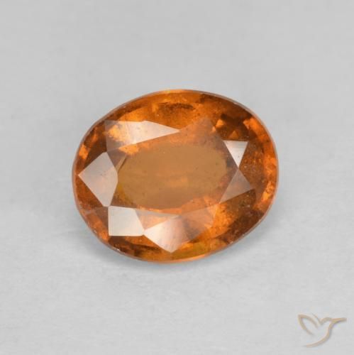 9,17 ctw natürlicher Gelblich-orange Hessonit-Granat, Oval, VS-SI