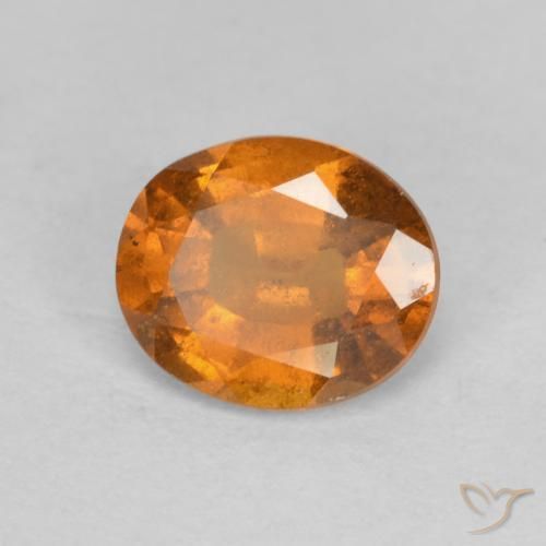 9,17 ctw natürlicher Mittelorange Hessonit-Granat, Oval, VS-SI
