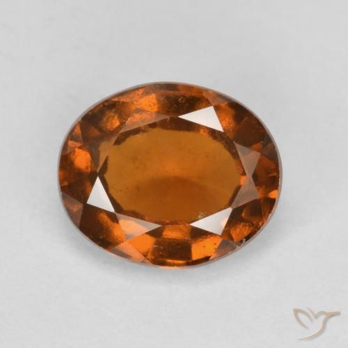 2.28ct Natürlicher Amber Orange Hessonit-Granat, Oval, VS