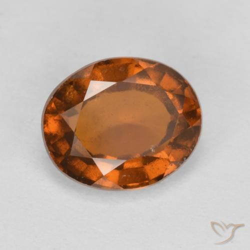 9,17 ctw natürlicher Amber Orange Hessonit-Granat, Oval, VS