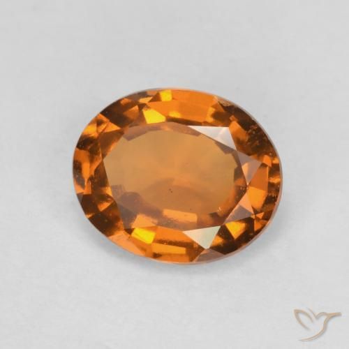 9,17 ctw natürlicher Mittelorange Hessonit-Granat, Oval, VS