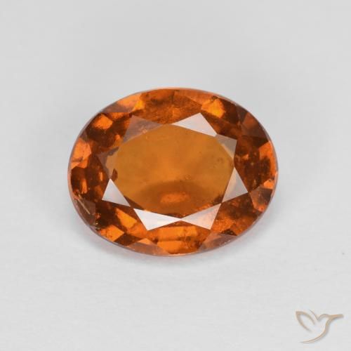 1.97ct Natürlicher Mittelorange Hessonit-Granat, Oval, VS-SI