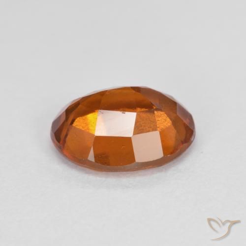 9,17 ctw natürlicher Mitteldunkles Orange Hessonit-Granat, Oval, VS-SI