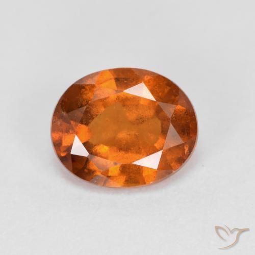 9,17 ctw natürlicher Mitteldunkles Orange Hessonit-Granat, Oval, VS-SI
