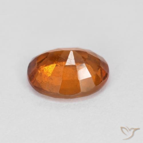 9,17 ctw natürlicher Mitteldunkles Orange Hessonit-Granat, Oval, VS-SI