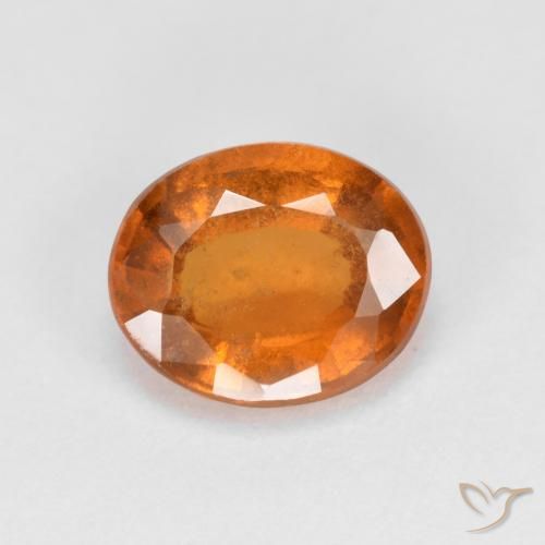 2.14ct Natürlicher Mittelorange Hessonit-Granat, Oval, VS-SI