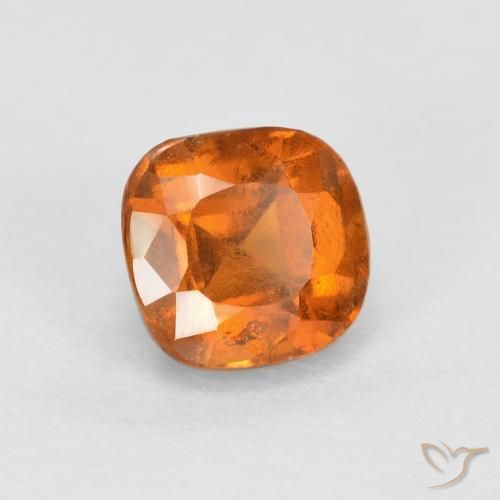 9,17 ctw natürlicher Mitteldunkles Orange Hessonit-Granat, Kissen, SI