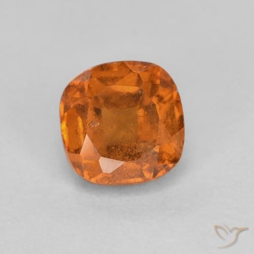 9,17 ctw natürlicher Mitteldunkles Orange Hessonit-Granat, Kissen, SI