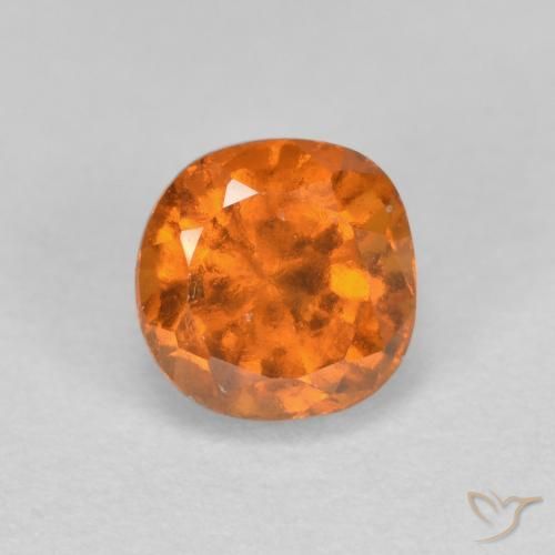 9,17 ctw natürlicher Mittelorange Hessonit-Granat, Kissen, SI