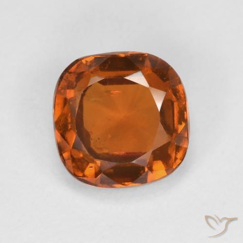9,17 ctw natürlicher Mitteldunkles Orange Hessonit-Granat, Kissen, VS-SI