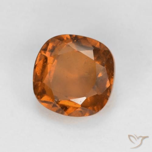 9,17 ctw natürlicher Mitteldunkles Orange Hessonit-Granat, Kissen, VS-SI