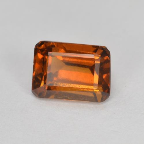 9,17 ctw natürlicher Amber Orange Hessonit-Granat, Smaragdschliff, VS