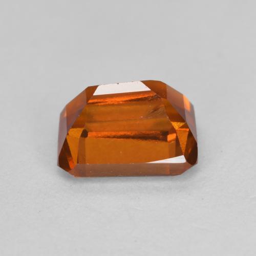 9,17 ctw natürlicher Amber Orange Hessonit-Granat, Smaragdschliff, VS
