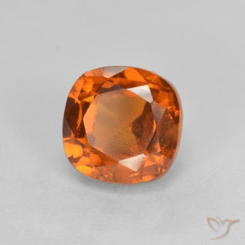 9,17 ctw natürlicher Mitteldunkles Orange Hessonit-Granat, Kissen, VS