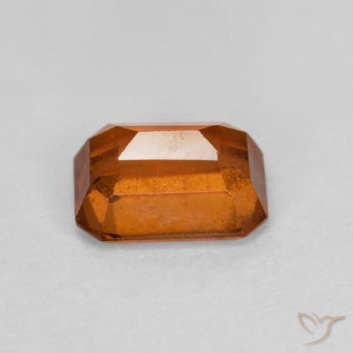 9,17 ctw natürlicher Mitteldunkles Orange Hessonit-Granat, Oktagonschliff, VS