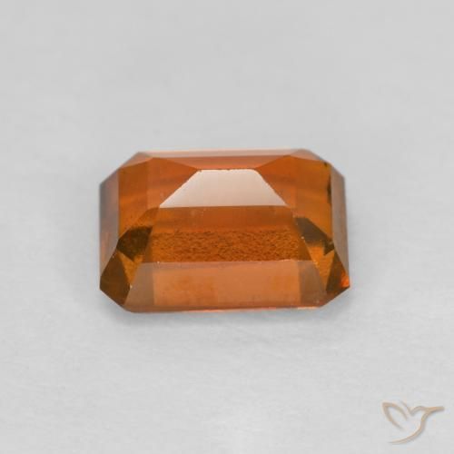 9,17 ctw natürlicher Amber Orange Hessonit-Granat, Oktagonschliff, VS