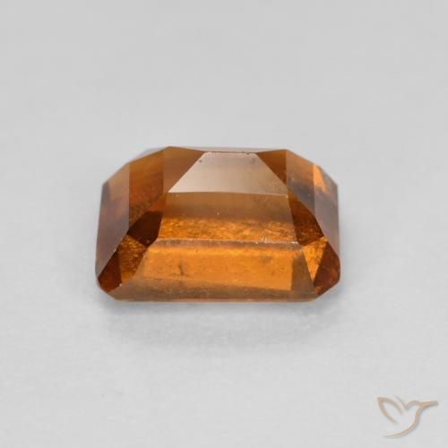 9,17 ctw natürlicher Amber Orange Hessonit-Granat, Oktagonschliff, VS-SI