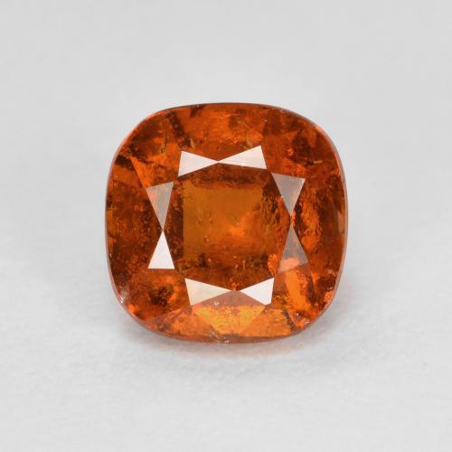 9,17 ctw natürlicher Amber Orange Hessonit-Granat, Kissenschliff, VS-SI
