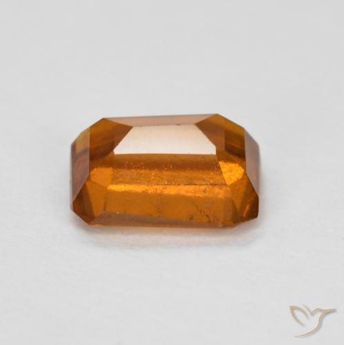 9,17 ctw natürlicher Gelblich-orange Hessonit-Granat, Oktagonschliff, VS-SI