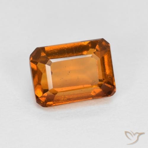 9,17 ctw natürlicher Gelblich-orange Hessonit-Granat, Oktagonschliff, VS
