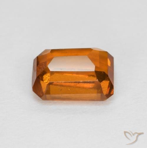 9,17 ctw natürlicher Gelblich-orange Hessonit-Granat, Oktagonschliff, VS
