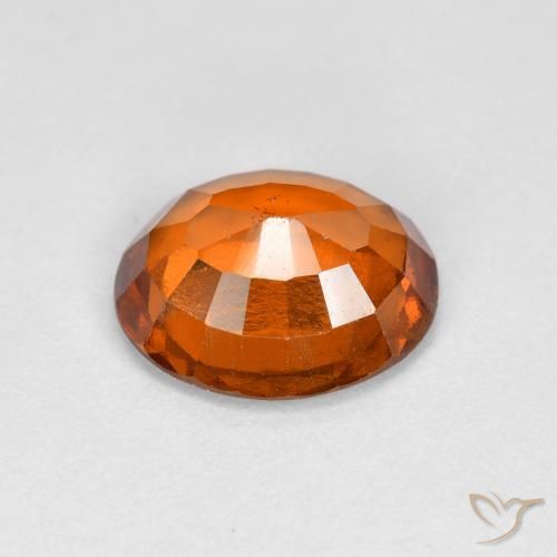 9,17 ctw natürlicher Mitteldunkles Orange Hessonit-Granat, Oval, VVS-VS