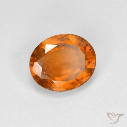 9,17 ctw natürlicher Mittelorange Hessonit-Granat, Oval, VS