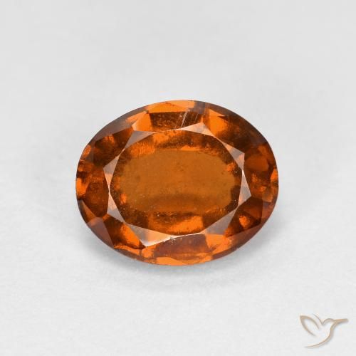 1.89ct Natürlicher Amber Orange Hessonit-Granat, Oval, VS