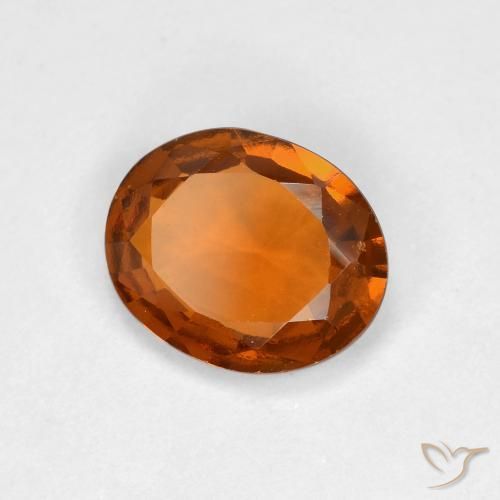 9,17 ctw natürlicher Mittelorange Hessonit-Granat, Oval, VS