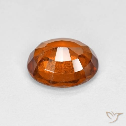 9,17 ctw natürlicher Mitteldunkles Orange Hessonit-Granat, Oval, VS