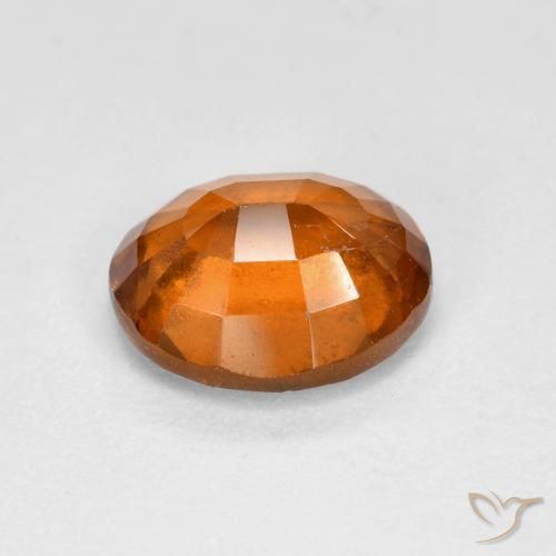 9,17 ctw natürlicher Mitteldunkles Orange Hessonit-Granat, Oval, VS