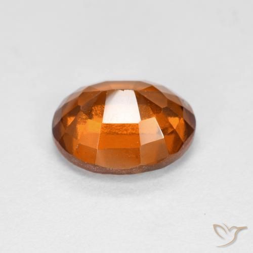 9,17 ctw natürlicher Mitteldunkles Orange Hessonit-Granat, Oval, VS