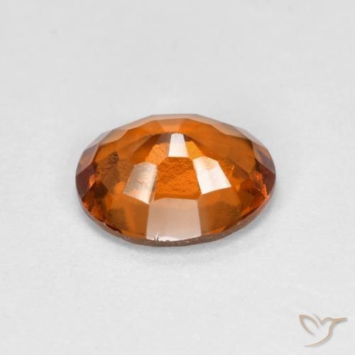 9,17 ctw natürlicher Mitteldunkles Orange Hessonit-Granat, Oval, VS