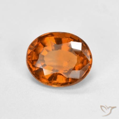 9,17 ctw natürlicher Mittelorange Hessonit-Granat, Oval, VS