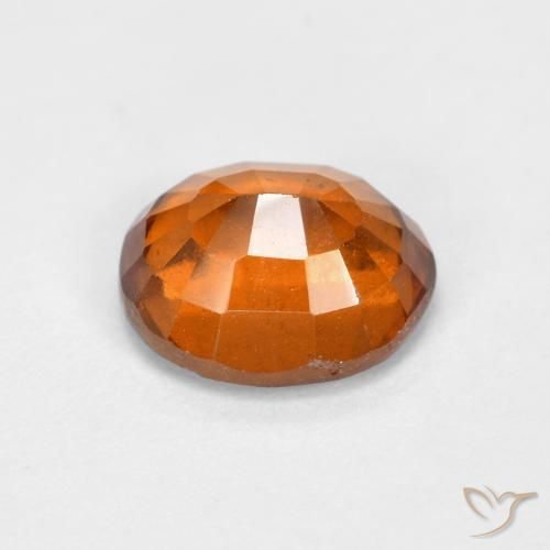 9,17 ctw natürlicher rötlich-orange Hessonit-Granat, Oval, VS