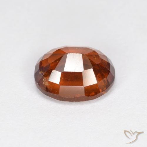 9,17 ctw natürlicher Dunkelorange Hessonit-Granat, Oval, VS-SI